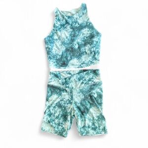 Old Navy Blue Tie-Dye Tank Top